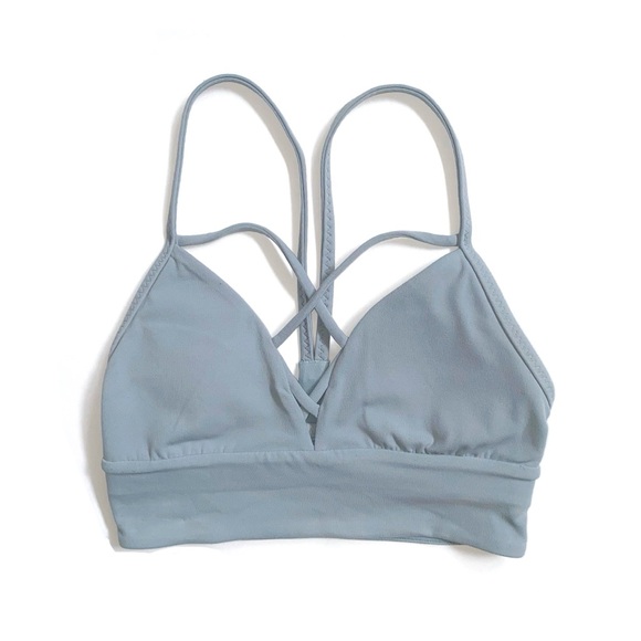 lululemon athletica Other - Lululemon blue cast lace up v-neck y racerback cut out expand your limits bra